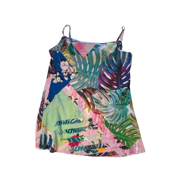 NEW ASOS‎ Strappy Botanical Mini Dress Short Lightweight Flowy Multicolor 12 P - Picture 14 of 16